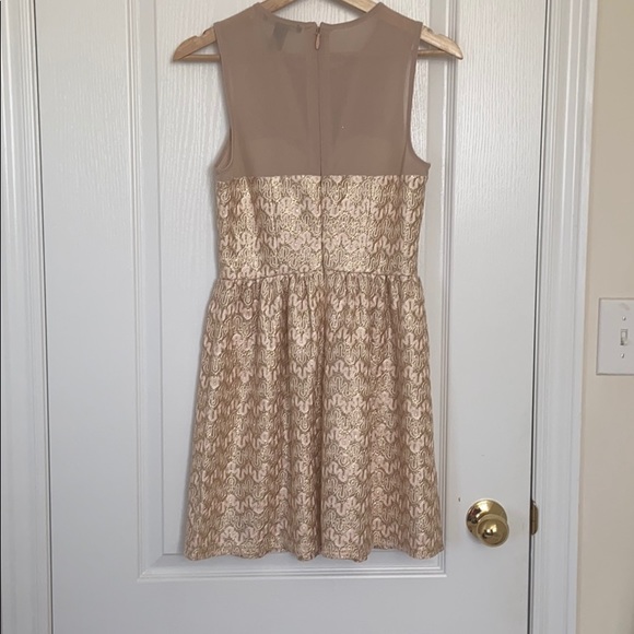 BRAND NEW ROSE GOLD SHIMMERY DRESS - Picture 5 of 6